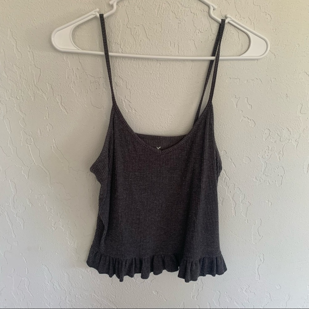 AE RUFFLED TANK